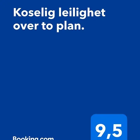 Appartement Koselig Over To Plan. *